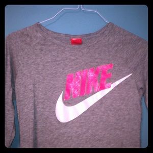 Nike “swoosh” long sleeve Youth XL